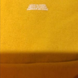 Yellow converse tee brand new